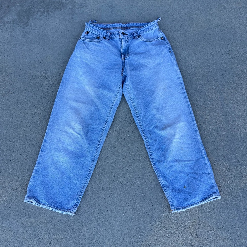 Polo Ralph Lauren Saturday Cropped Jean Light Wash‎ Wide Leg Denim Size 2